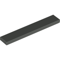 Lego destička 1x6 hladká, tmavě šedá (4108155, 4129575)